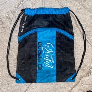 BUCKLE Y2K drawstring backpack!